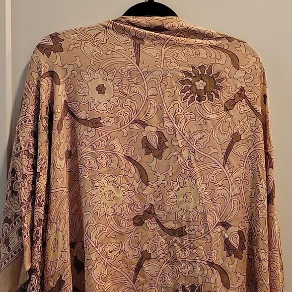 Free People Magic Dance Kimono Latte Combo One Size - Picture 9 of 10